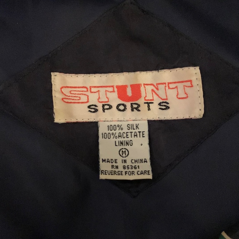 VTG π―% Silk Paisley Sport Coat Light-Weight Bomber Jacket Swirl Pattern - Picture 5 of 6